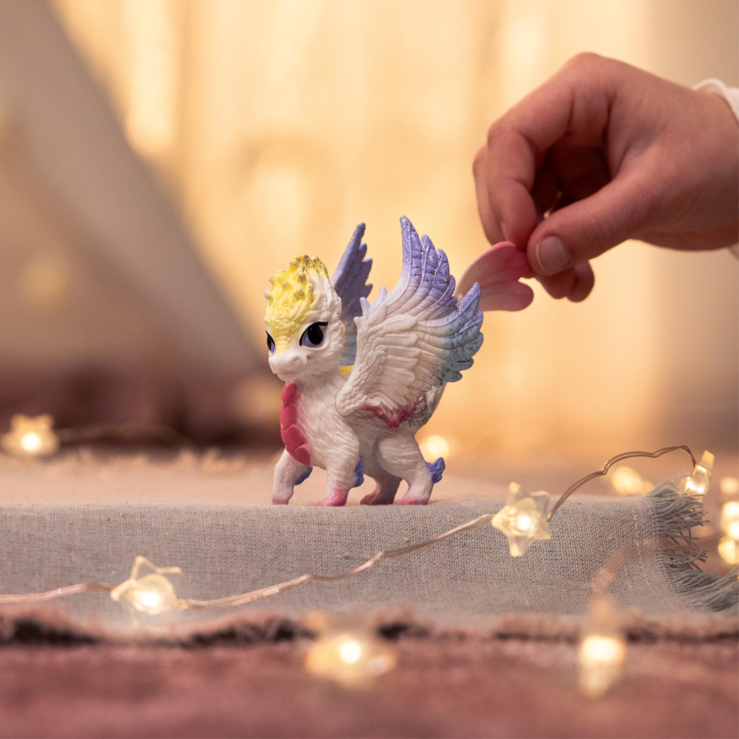 Amazon.co.jp: Schleich Bayala - レインボーベイビードラゴンおもちゃ